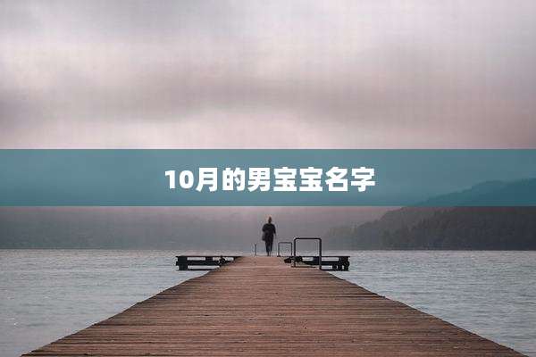 10月的男宝宝名字