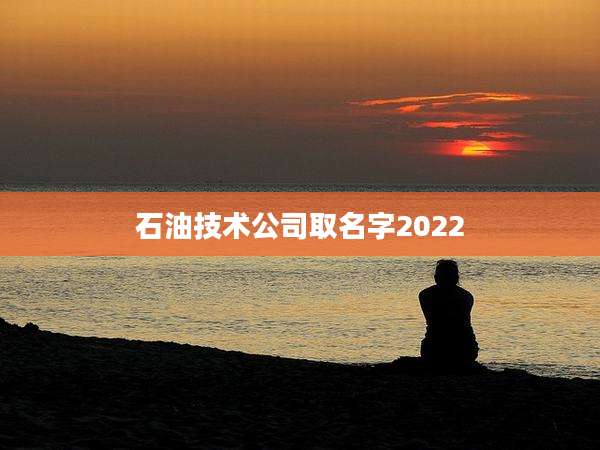 石油技术公司取名字2022