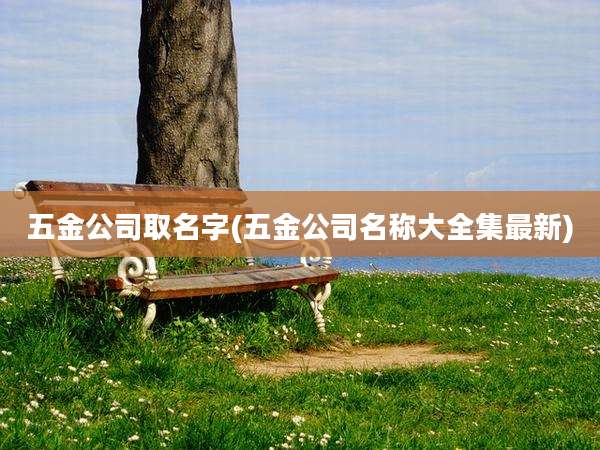 五金公司取名字(五金公司名称大全集最新)