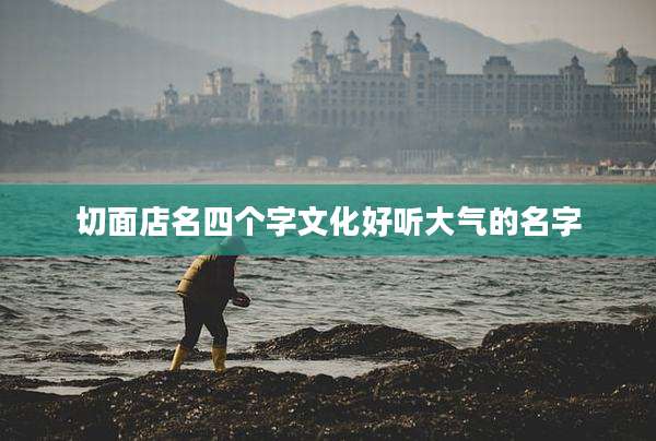 切面店名四个字文化好听大气的名字