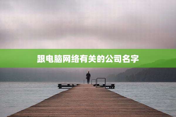 跟电脑网络有关的公司名字