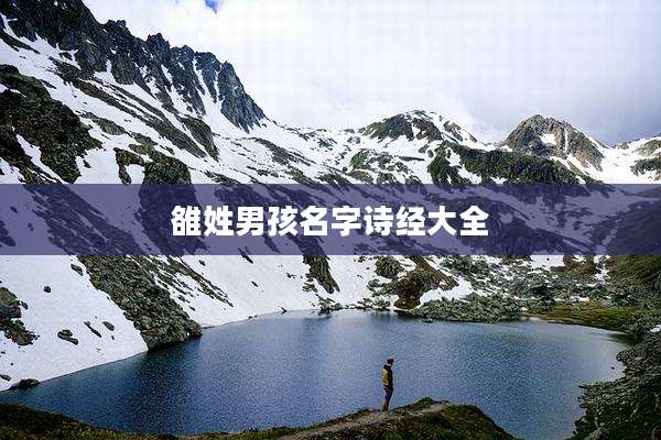 雒姓男孩名字诗经大全