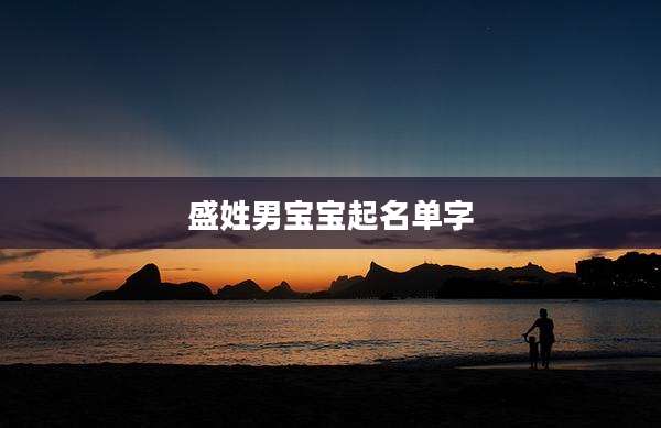 盛姓男宝宝起名单字