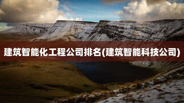 建筑智能化工程公司排名(建筑智能科技公司)
