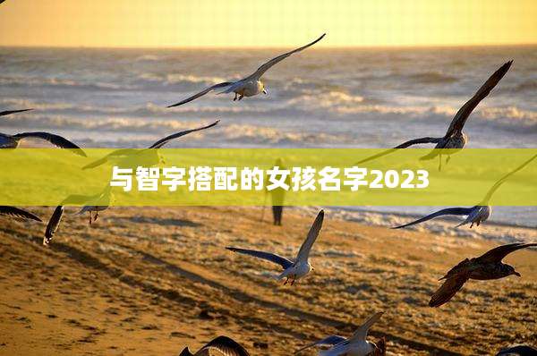 与智字搭配的女孩名字2023
