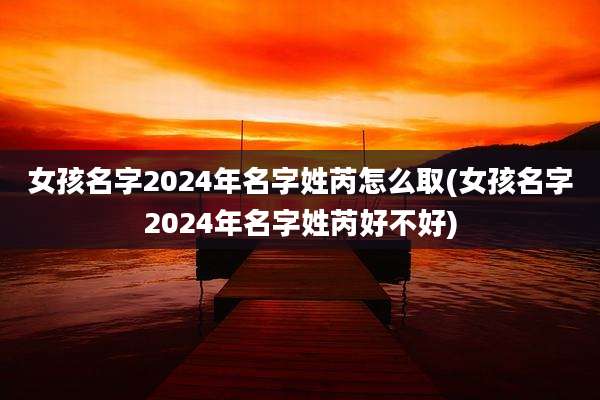 女孩名字2024年名字姓芮怎么取(女孩名字2024年名字姓芮好不好)