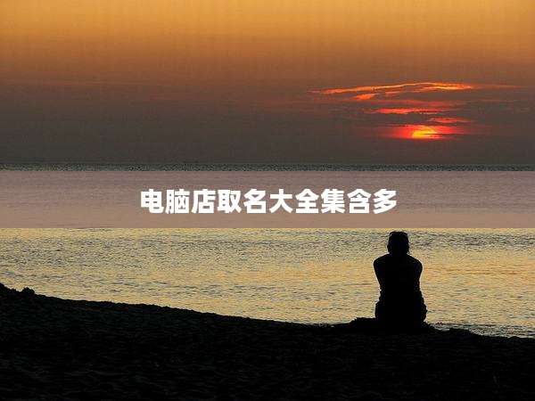 电脑店取名大全集含多