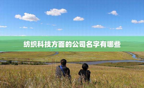 纺织科技方面的公司名字有哪些