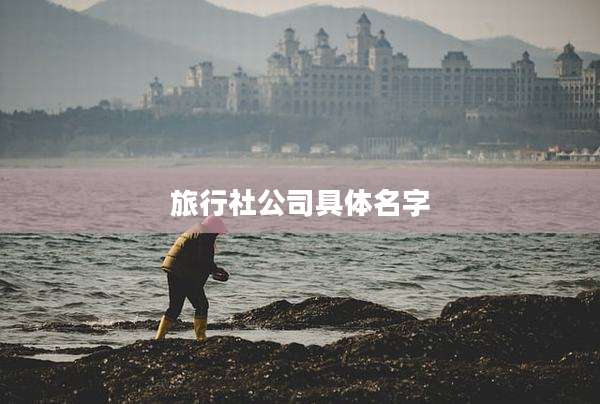 旅行社公司具体名字