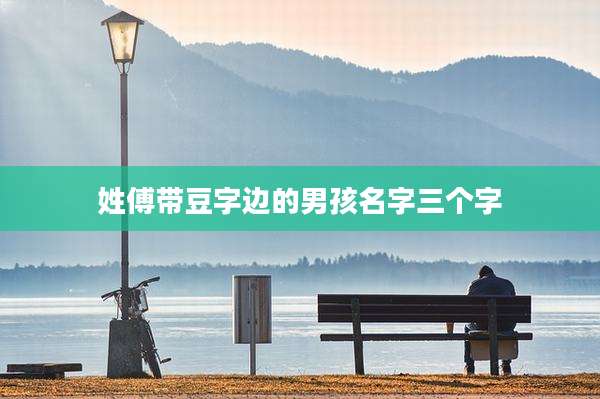 姓傅带豆字边的男孩名字三个字