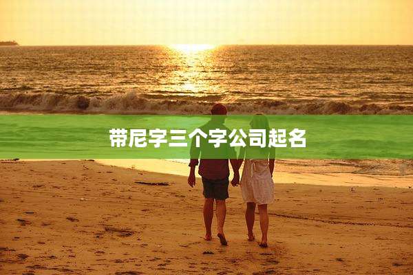 带尼字三个字公司起名