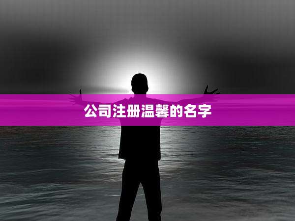 公司注册温馨的名字