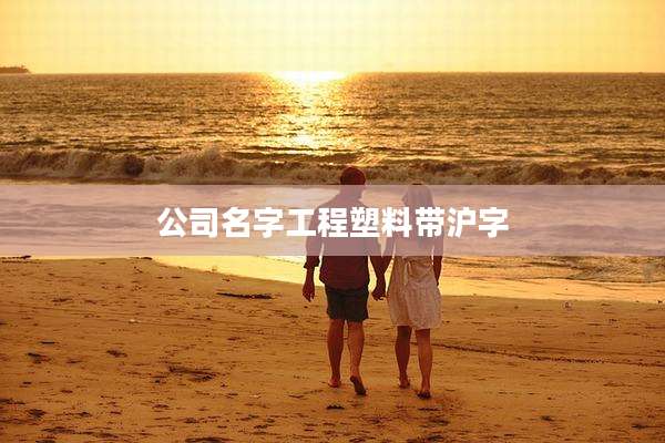 公司名字工程塑料带沪字