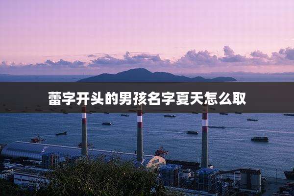 蕾字开头的男孩名字夏天怎么取