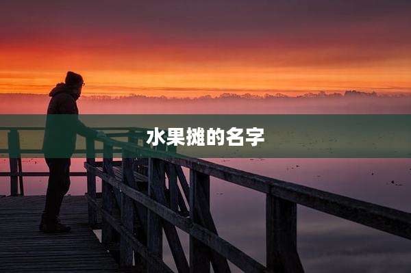 水果摊的名字