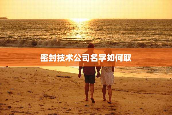 密封技术公司名字如何取