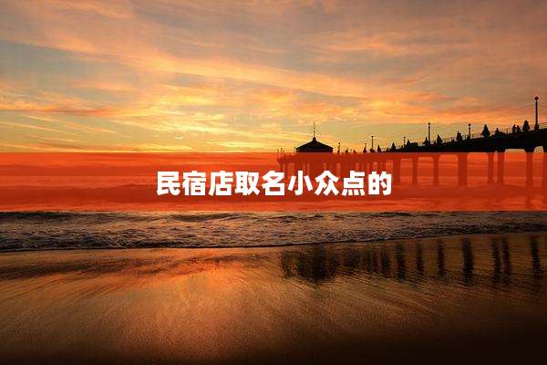 民宿店取名小众点的