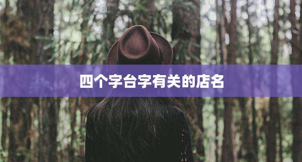 四个字台字有关的店名