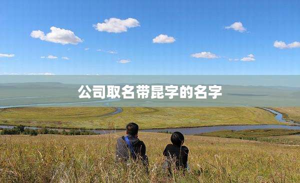 公司取名带昆字的名字