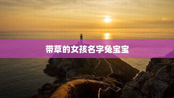 带草的女孩名字兔宝宝