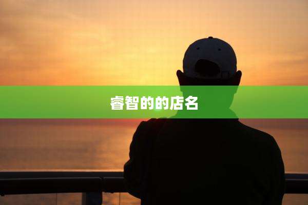 睿智的的店名