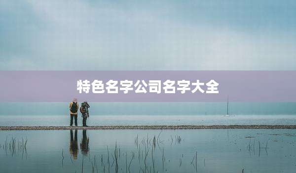 特色名字公司名字大全
