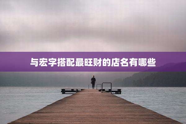 与宏字搭配最旺财的店名有哪些
