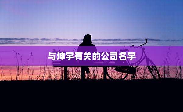 与坤字有关的公司名字