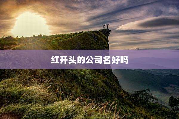 红开头的公司名好吗