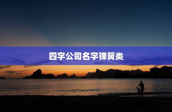 四字公司名字弹簧类