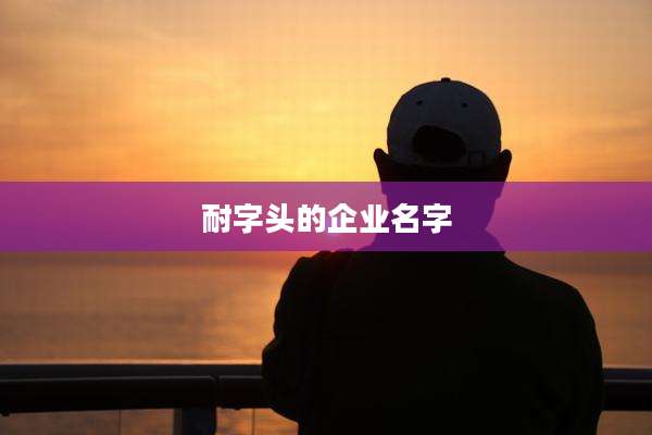 耐字头的企业名字