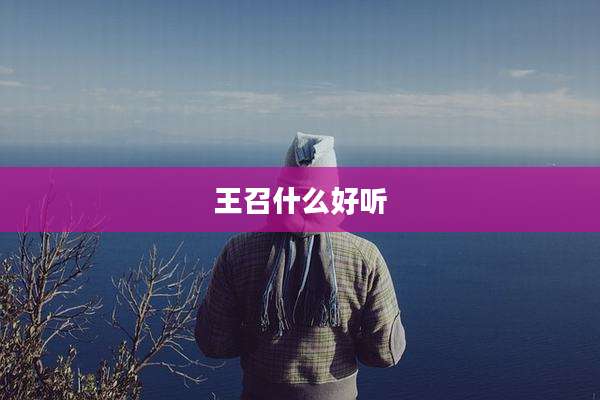 王召什么好听