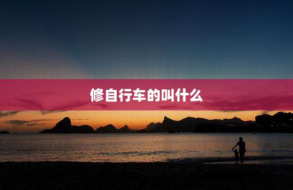 修自行车的叫什么