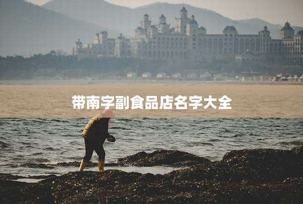 带南字副食品店名字大全