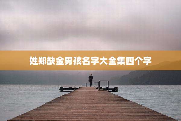 姓郑缺金男孩名字大全集四个字