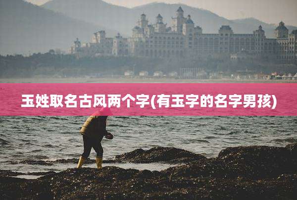 玉姓取名古风两个字(有玉字的名字男孩)