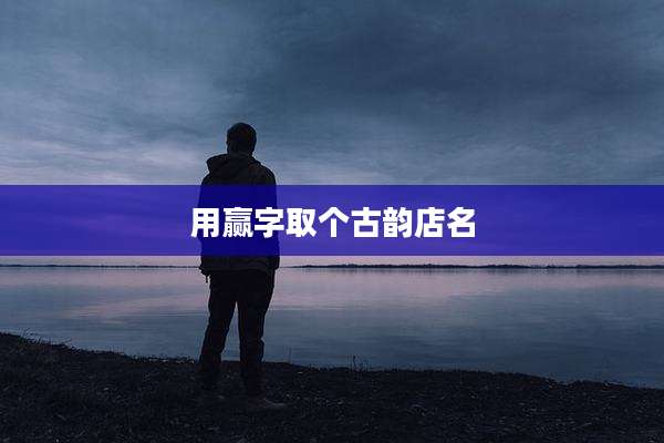 用赢字取个古韵店名