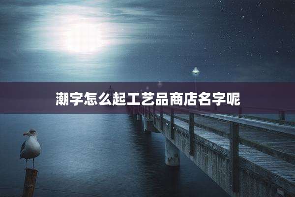 潮字怎么起工艺品商店名字呢