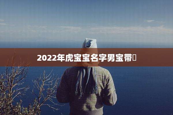 2022年虎宝宝名字男宝带晞