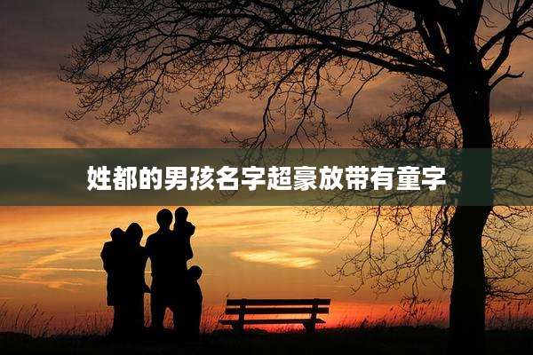 姓都的男孩名字超豪放带有童字