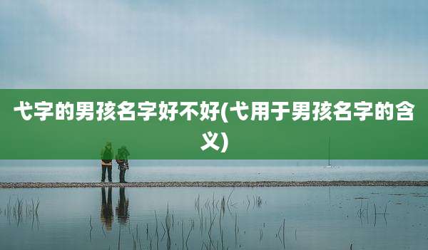 弋字的男孩名字好不好(弋用于男孩名字的含义)