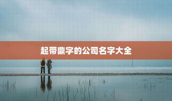起带鼎字的公司名字大全