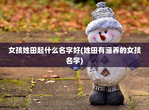 女孩姓田起什么名字好(姓田有涵养的女孩名字)