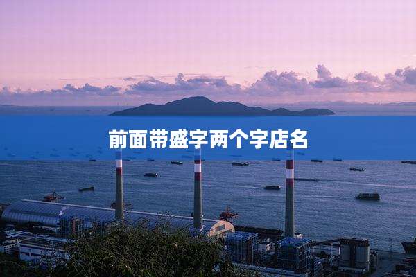 前面带盛字两个字店名