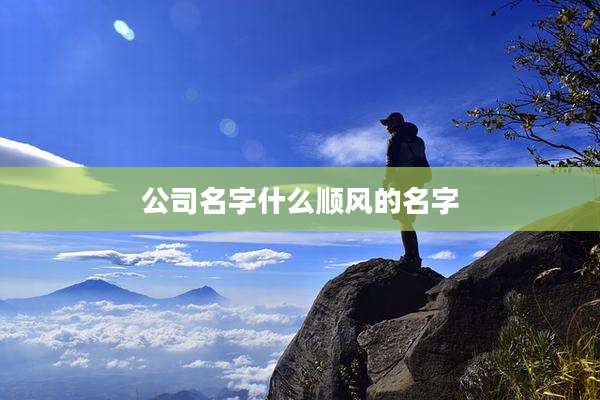 公司名字什么顺风的名字