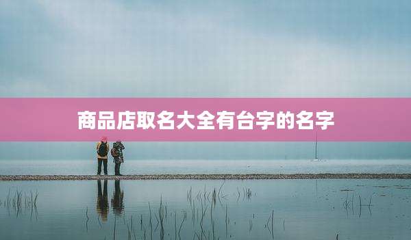 商品店取名大全有台字的名字