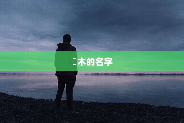 缼木的名字
