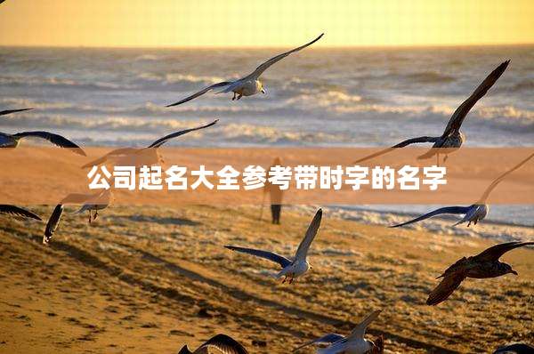 公司起名大全参考带时字的名字