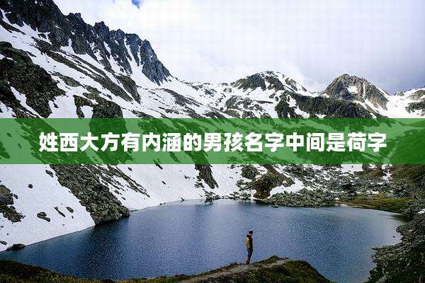 姓西大方有内涵的男孩名字中间是荷字