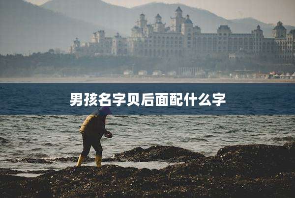 男孩名字贝后面配什么字